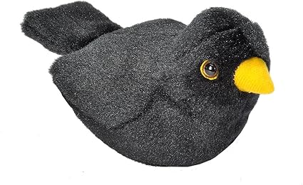 Wild Republic Plush Bird RSPB Blackbird 18Cm