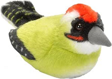 Wild Republic Plush Bird Rspb Green Woodpecker 18Cm