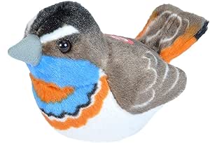 Wild Republic Plush Bird Rspb Bluethroat 18Cm
