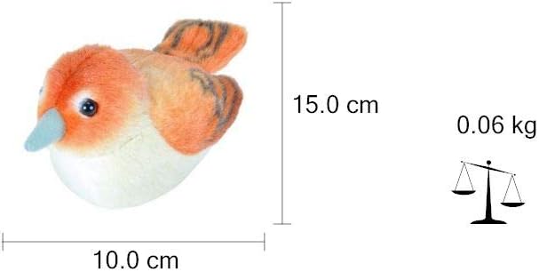 Wild Republic Plush Bird Rspb Nightingale 18Cm