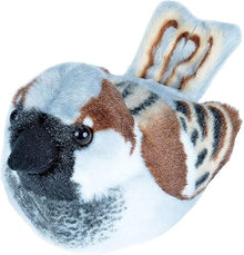 Wild Republic Plush Bird Rspb House Sparrow 18Cm