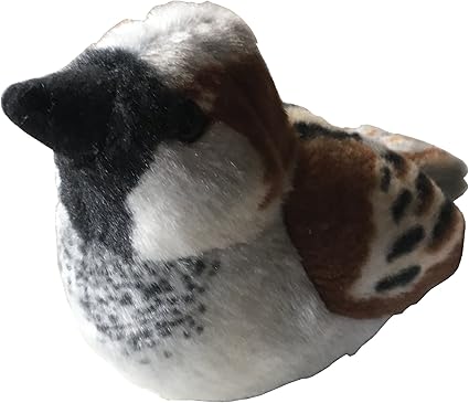 Wild Republic Plush Bird Rspb House Sparrow 18Cm