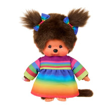 Monchhichi Girl in Rainbow Dress (20cm)