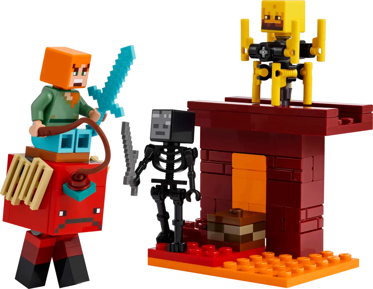 Lego  Minecraft 21266 The Nether Lava Battle