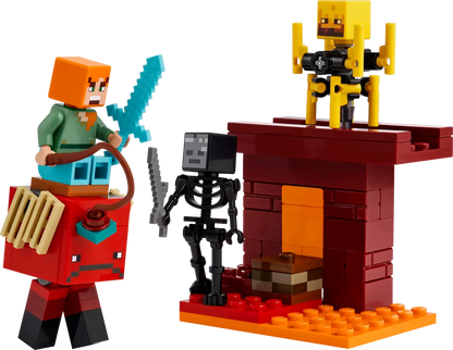 Lego  Minecraft 21266 The Nether Lava Battle