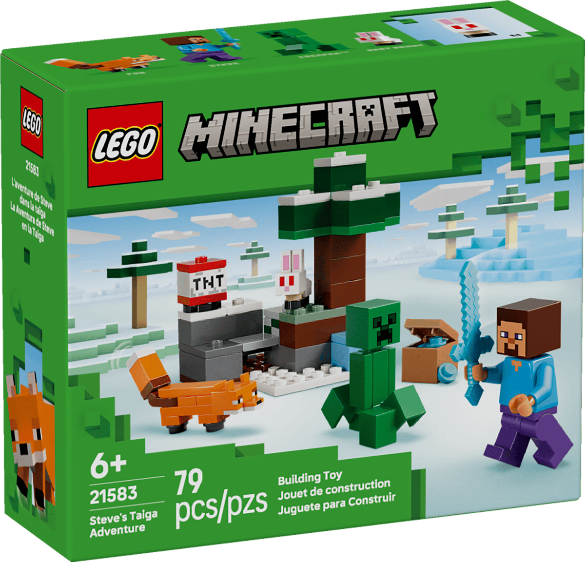 Lego Minecraft 21583 Steves Taiga Adventure