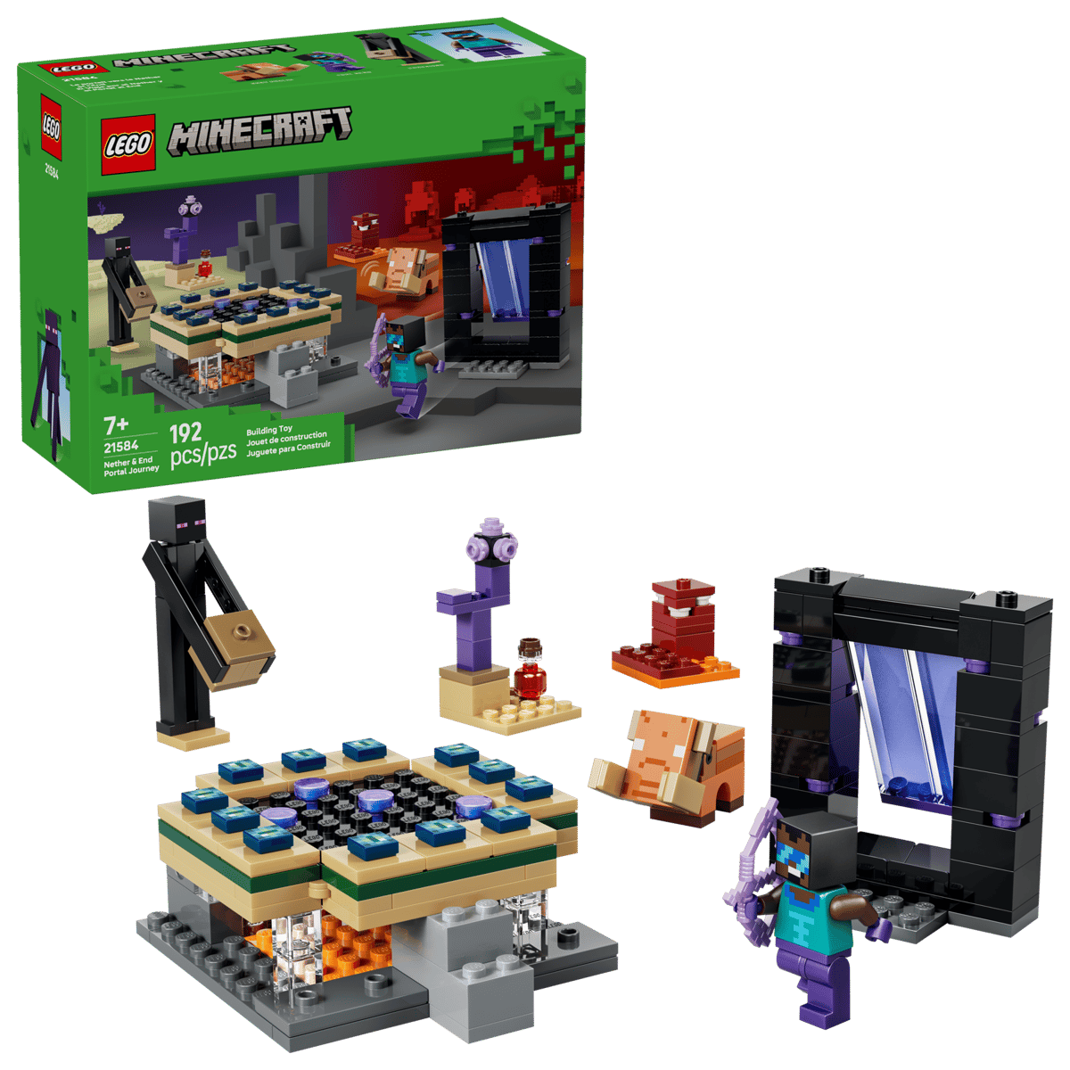 Lego Minecraft 21584 Nether & End Portal Journey