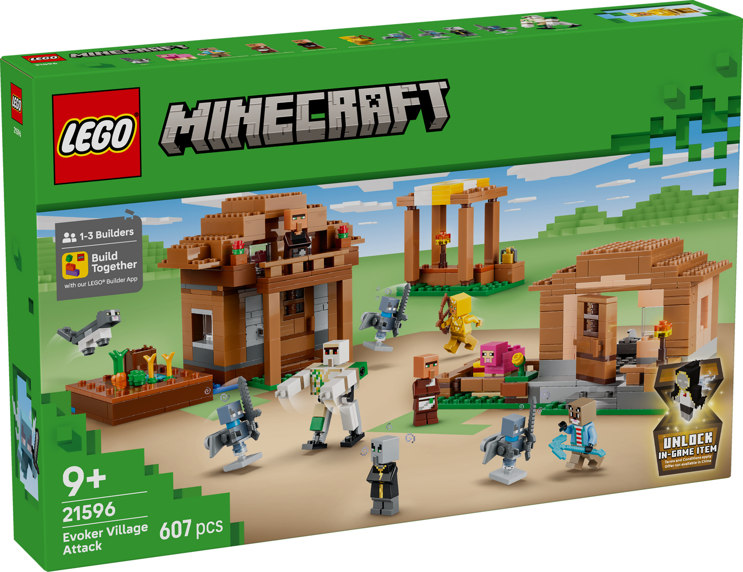 LEGO Minecraft 21596 Evoker Village Attack