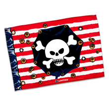 Liontouch  Pirate Red Stripe Flag, 70X100 Cm