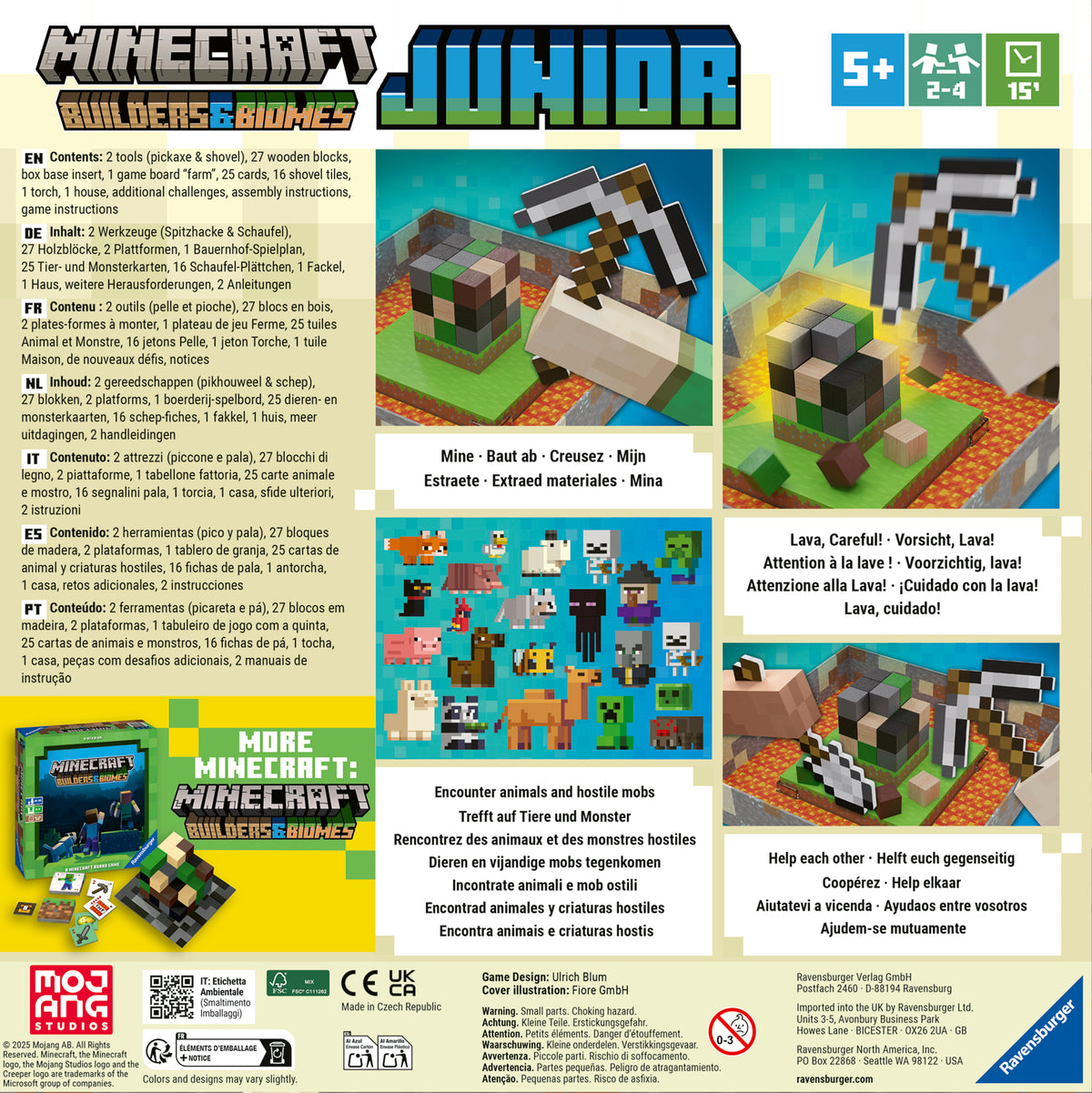 Ravensburger Minecraft Builder & Biomes Junior