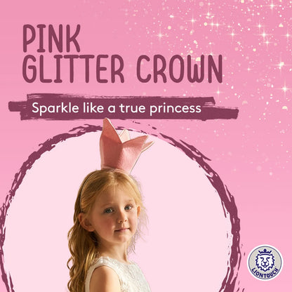 Liontouch  Princess Crown, 13 Cm, Glitering Pink