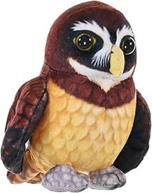 Wild Republic Plush Rainforest Bird Spectacled Owl 11.5Cm