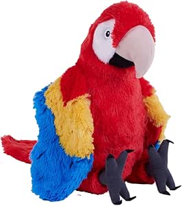 Wild Republic Plush Cuddlekins Eco Macaw Scarlet 30Cm