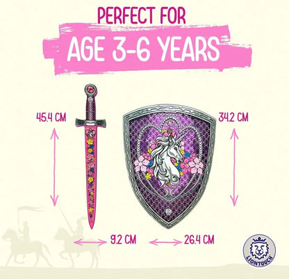 Liontouch  Princess Gift Set, Unicorn, Small Sword And Shield