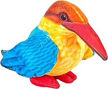 Wild Republic Plush Rainforest Bird Stork Billed King Fisher 11.5Cm