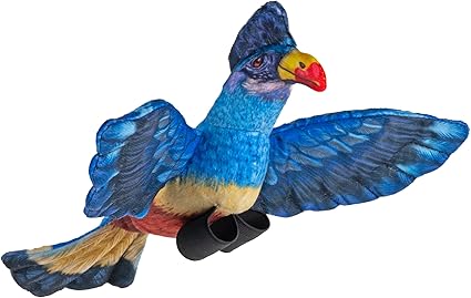 Wild Republic Plush Rainforest Bird Great Blue Turaco 11.5Cm