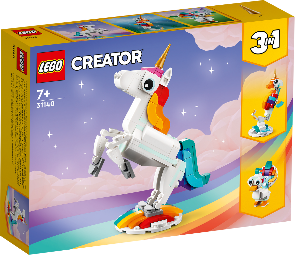Lego Creator 31140 Magical Unicorn