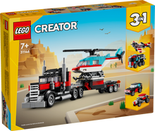 LEGO Creator 31146 Flatbed Truck with Helicopter