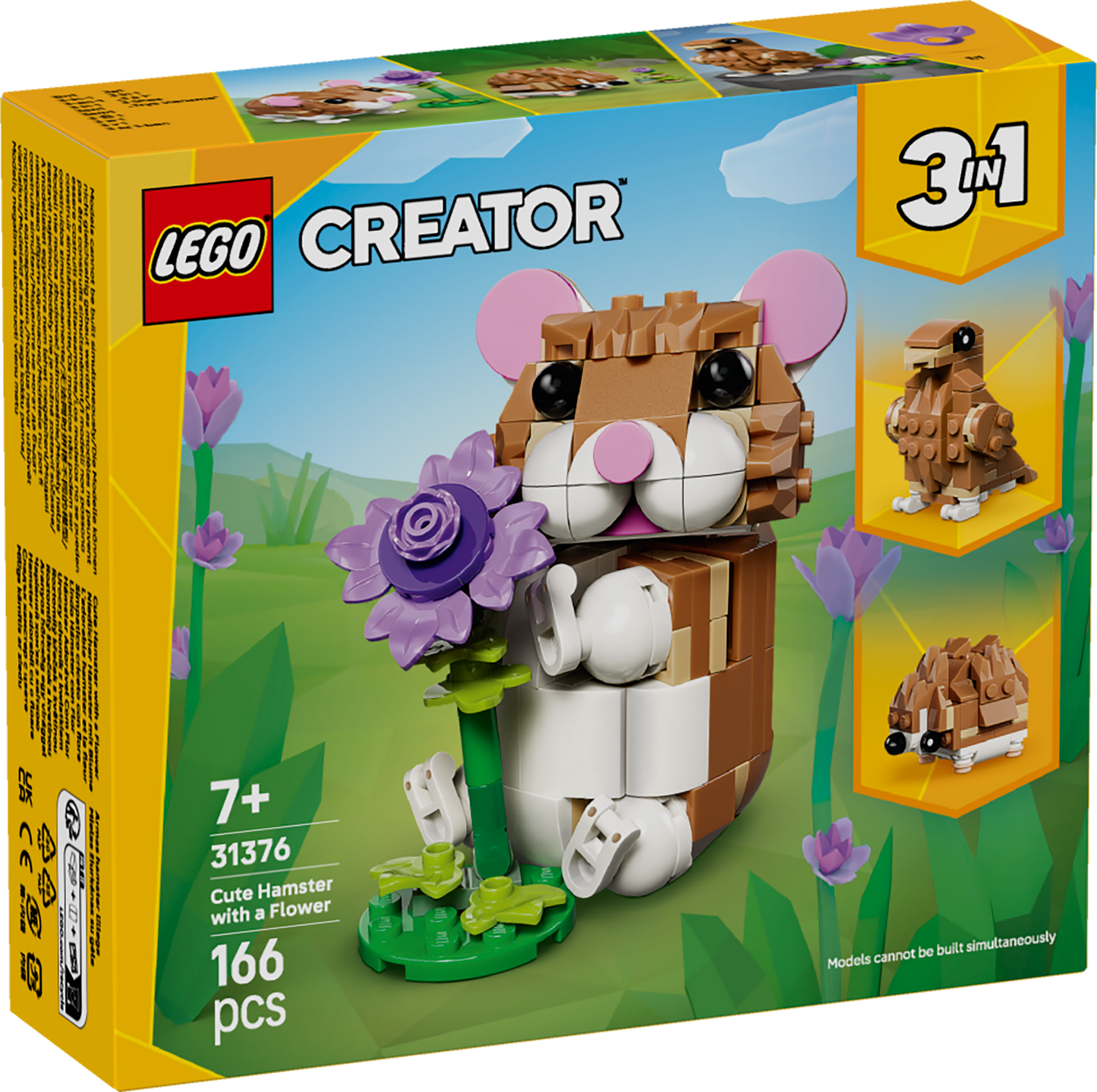 Lego Creator 31376 Cute Hamster with a Flower