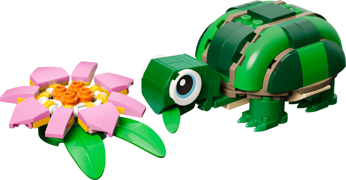 Lego Creator 31377 Turtle with a Water Lily Flower