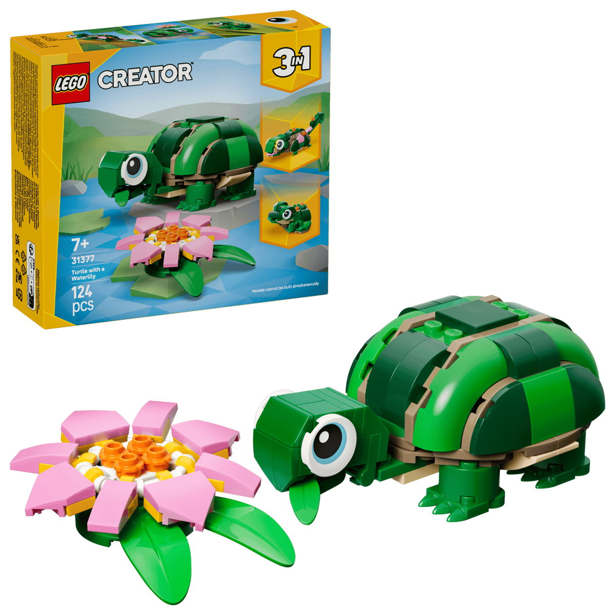 Lego Creator 31377 Turtle with a Water Lily Flower