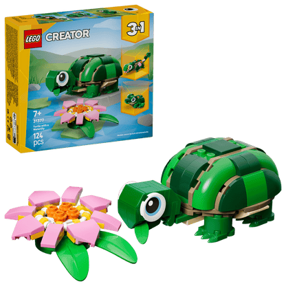 Lego Creator 31377 Turtle with a Water Lily Flower