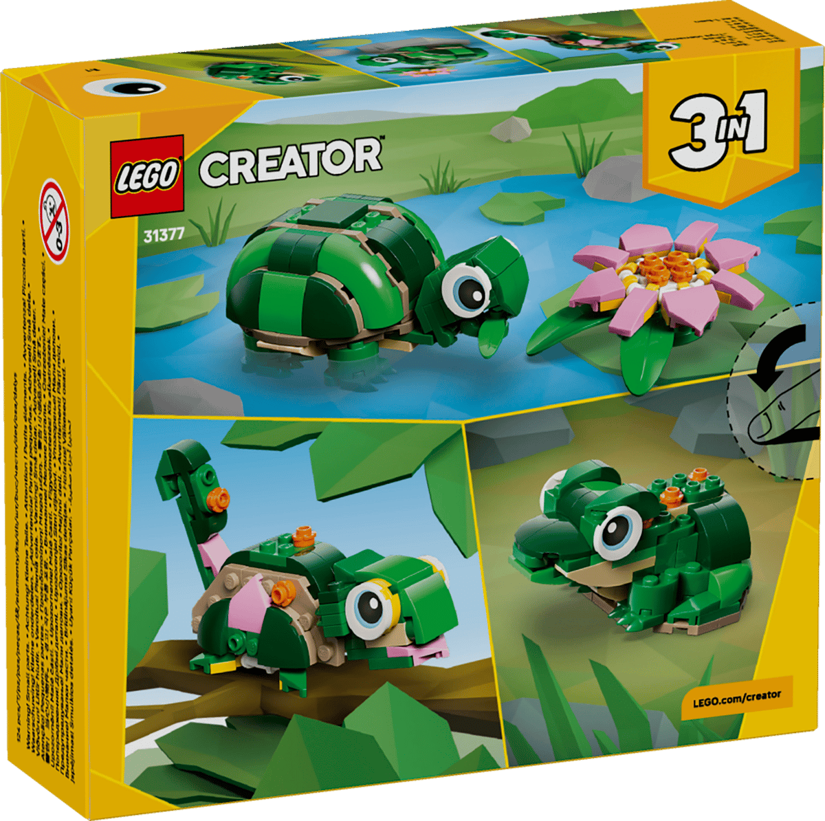 Lego Creator 31377 Turtle with a Water Lily Flower