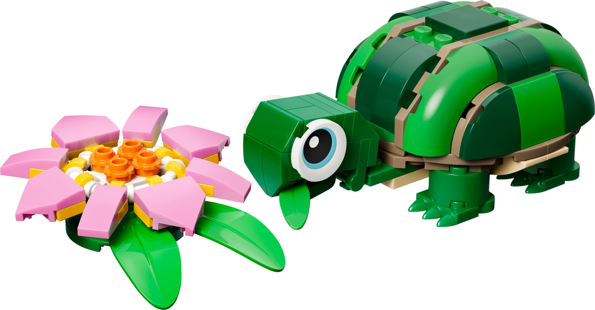 LEGO Creator 31377 Turtle with a Water Lily Flower