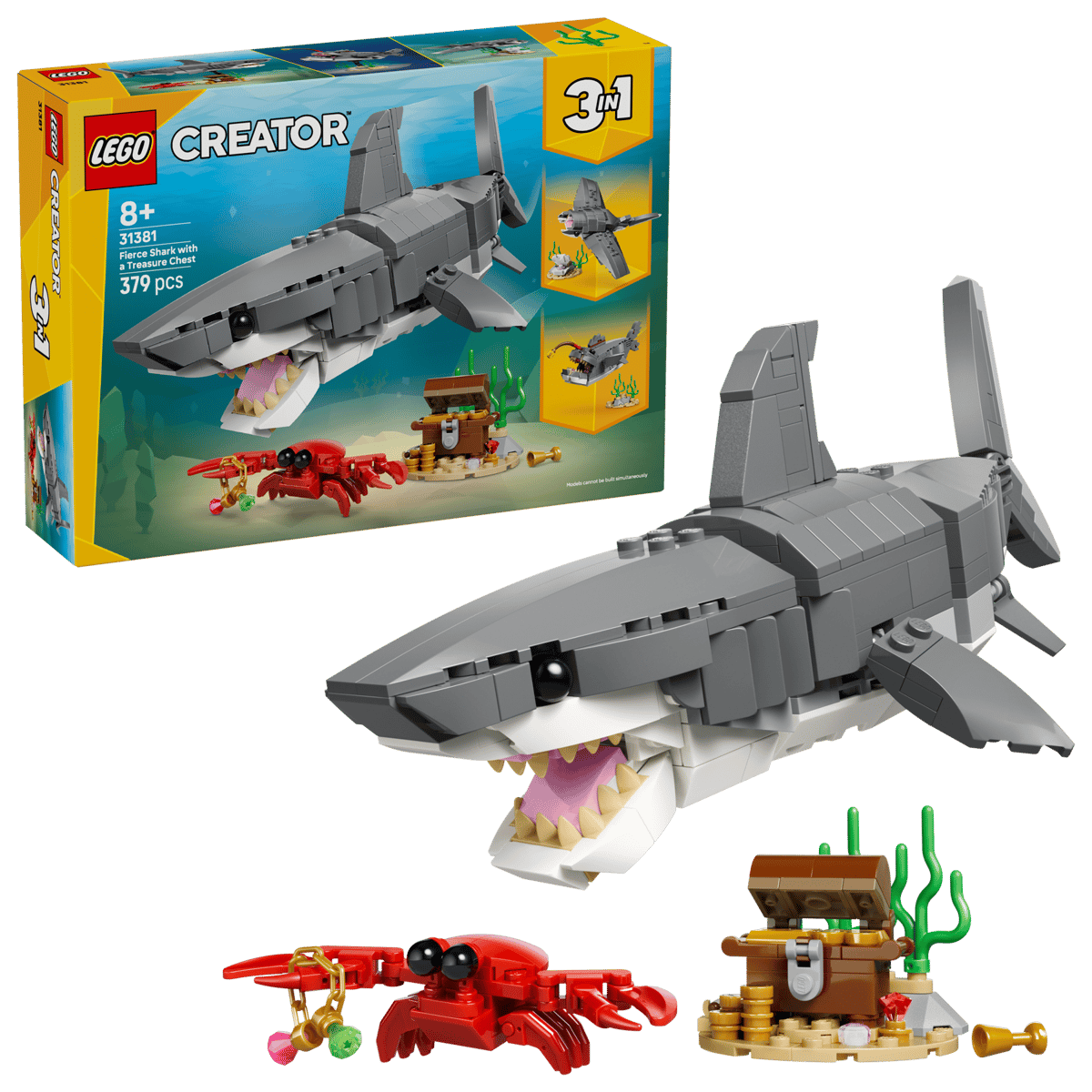 Lego Creator 31381 Fierce Shark with a Treasure Chest
