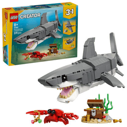 Lego Creator 31381 Fierce Shark with a Treasure Chest