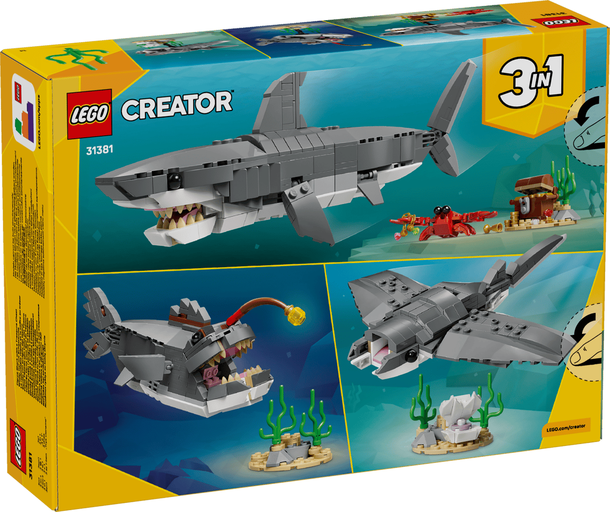 Lego Creator 31381 Fierce Shark with a Treasure Chest