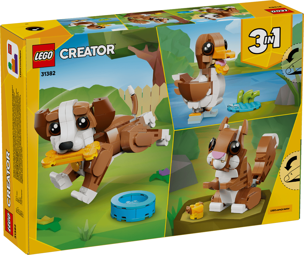 Lego Creator 31382 Cute Animals: Playful Puppy Dog