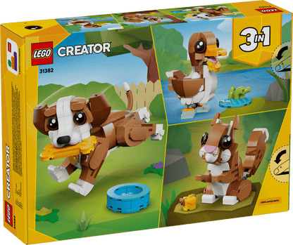 Lego Creator 31382 Cute Animals: Playful Puppy Dog