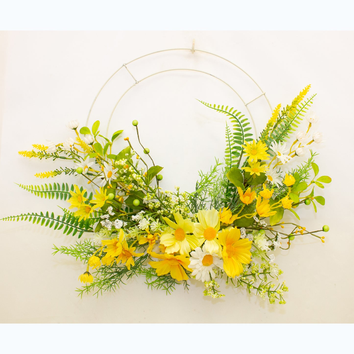 Enchante Sunshine Wire Wreath 45cms