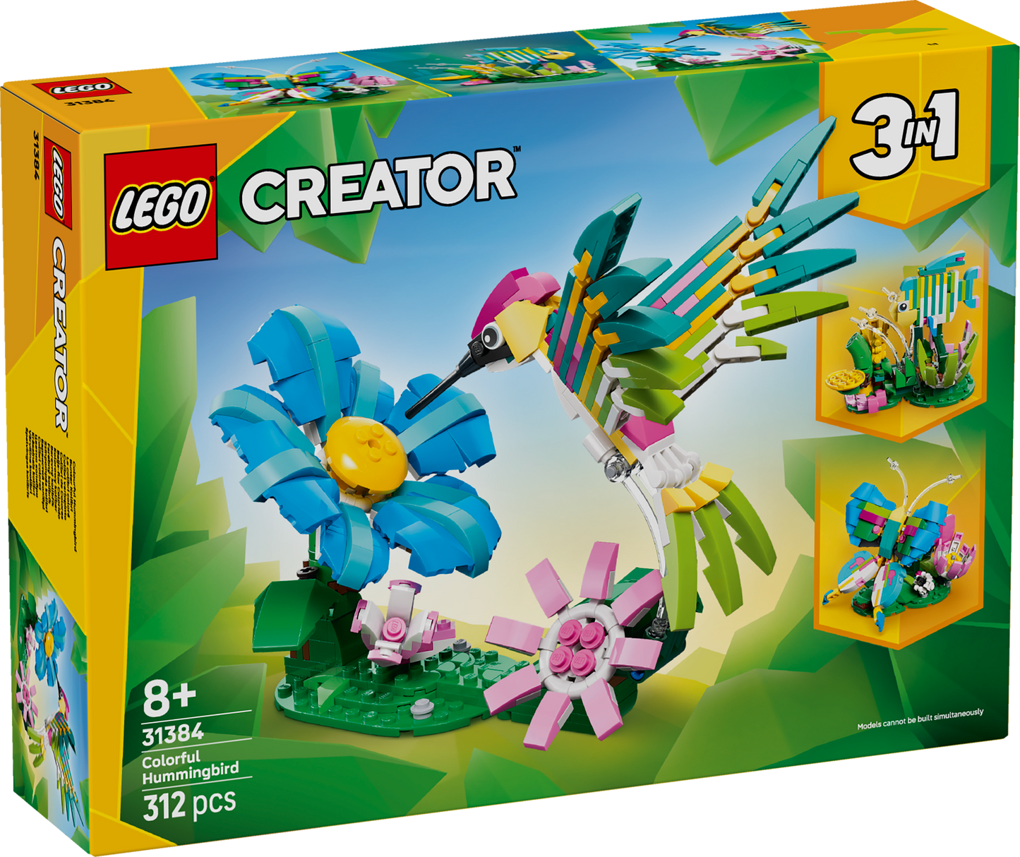 Lego Creator 31384 Wild Animals: Colorful Hummingbird
