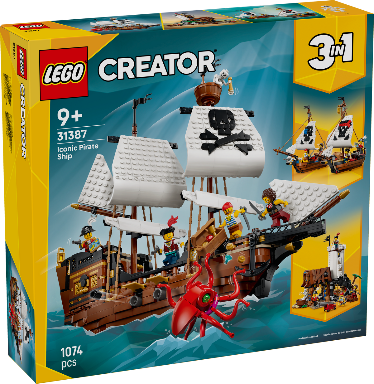 LEGO Creator 31387 Iconic Pirate Ship