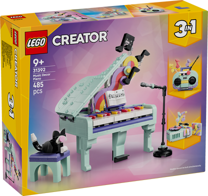 LEGO Creator 31392 Music Decor Piano with Cat