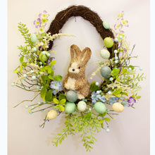 Enchante Bkue Blosson Egg with Bunny 45 cms