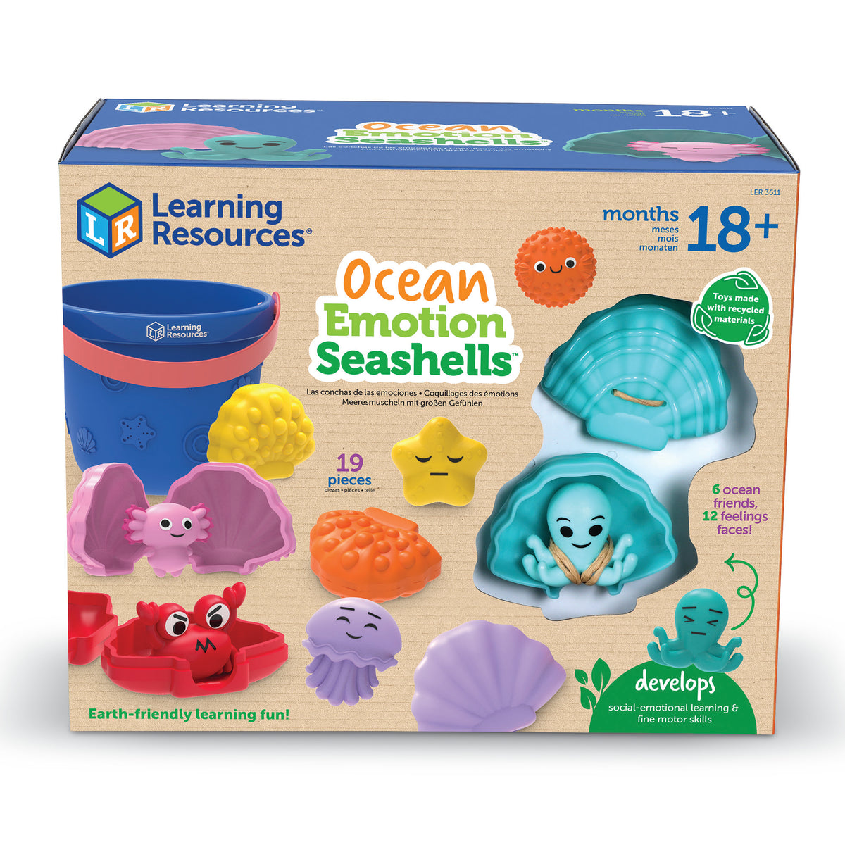 Learning Resources Ocean Emotion Seashells™