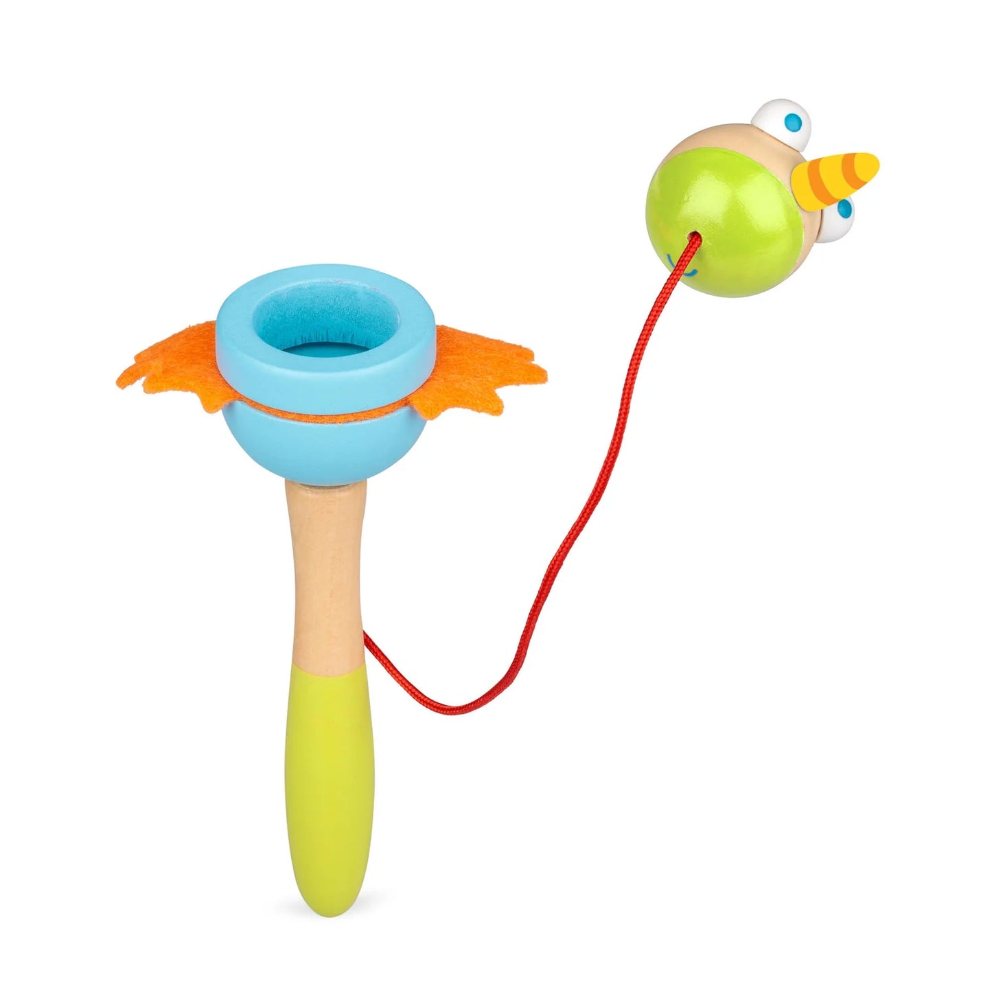 Tobar Wooden Unicorn And Dragon Cup And Ball (1 Colour Chosen at Random)