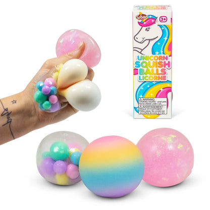 Tobar Scrunchems Unicorn 3Pk Diddy Squish Balls