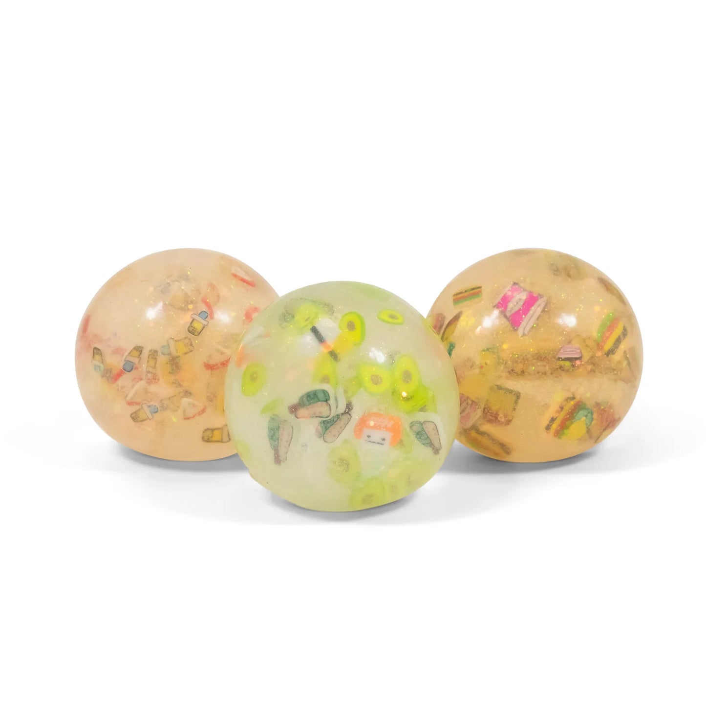 Tobar Scrunchems Fast Food Diddy Squish Balls - 3Pk