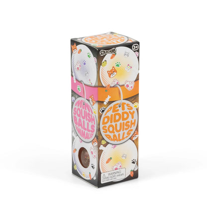 Tobar Scrunchems Pets Diddy Squish Ball - 3Pk