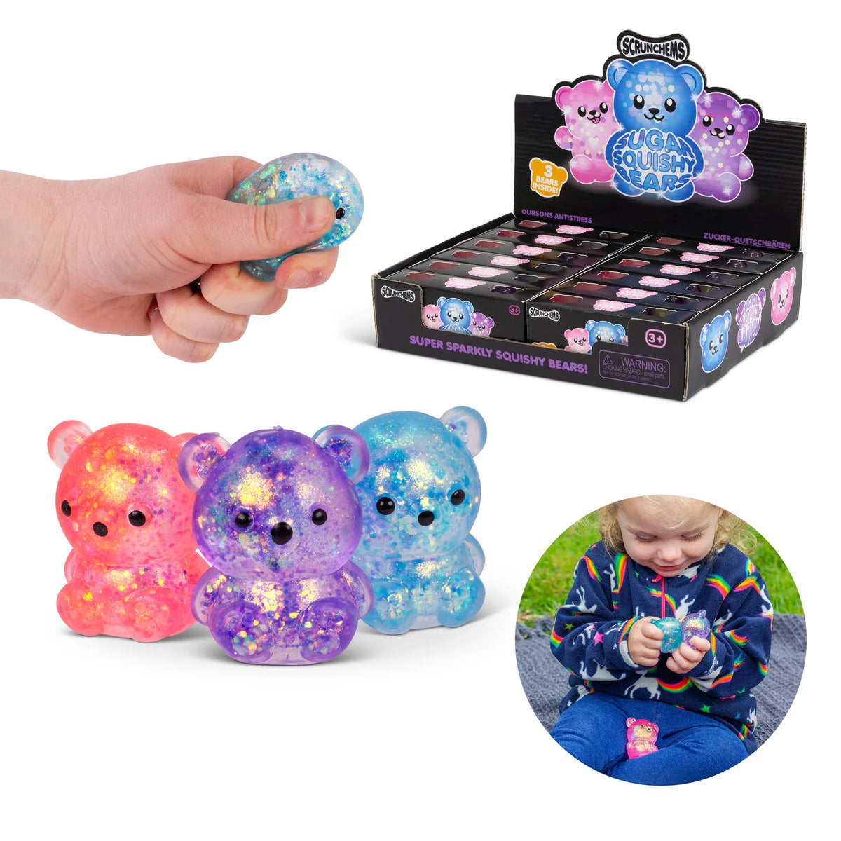 Scrunchems Sugar Bears ( 3 Pack )