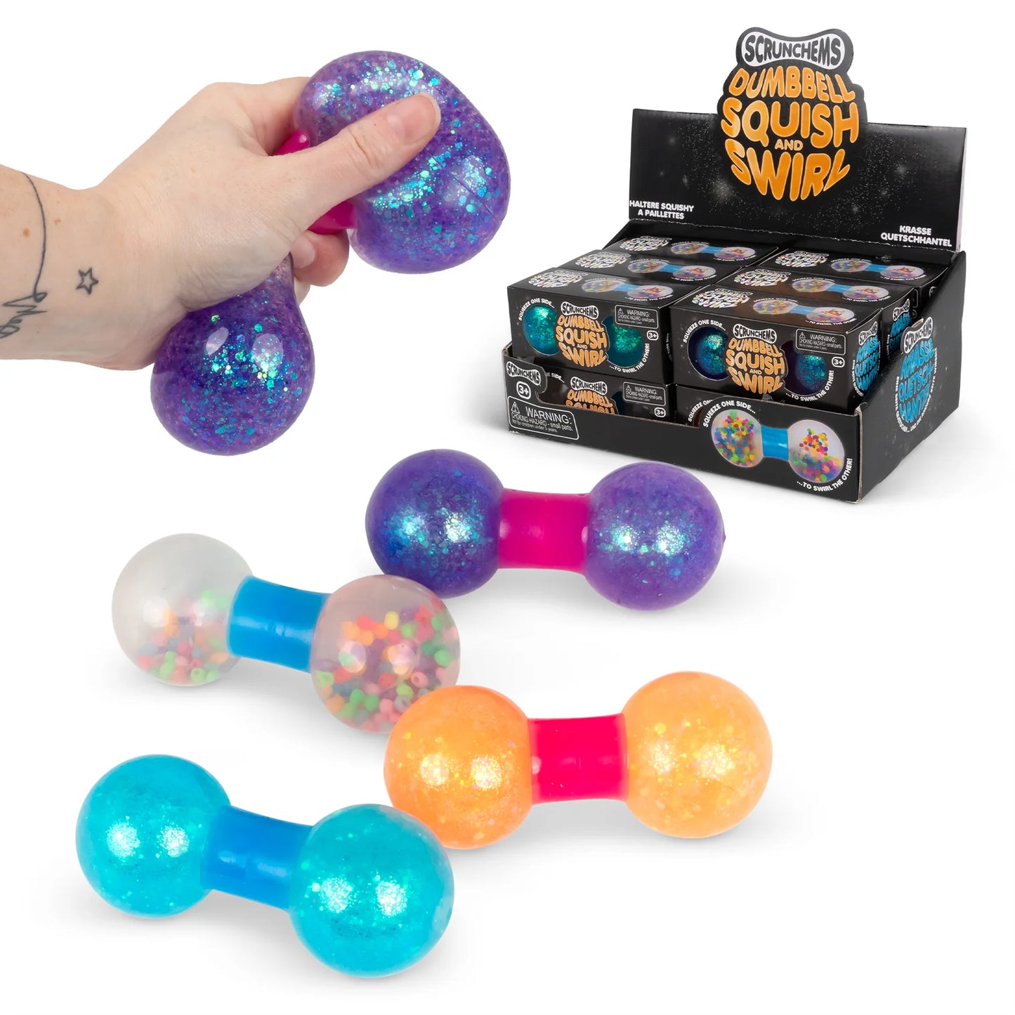 Tobar Scrunchems Dumbell Squish And Swirl