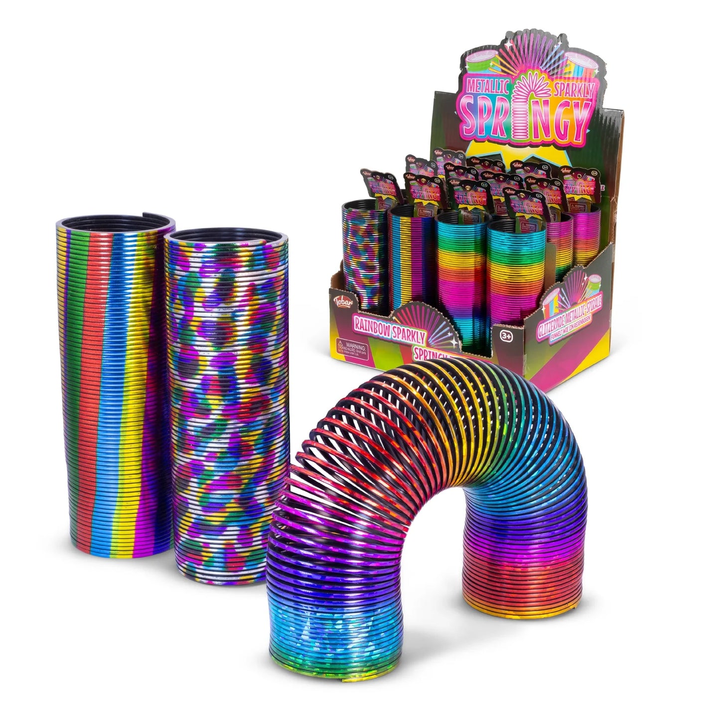 Tobar Metallic Sparkly Springy