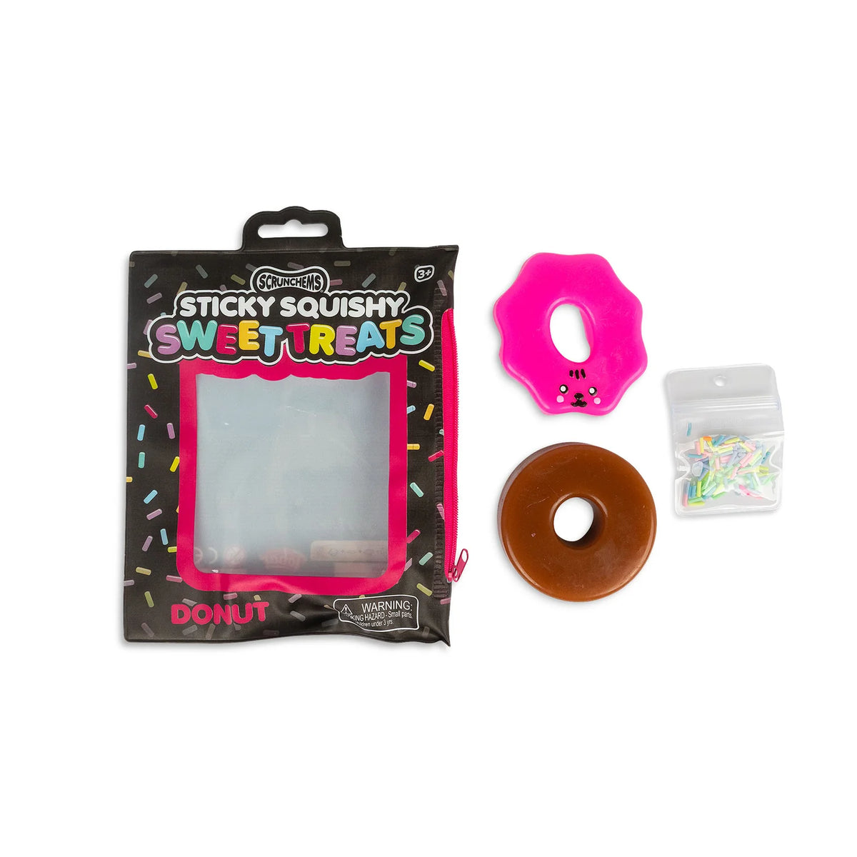 Tobar Scrunchems Sweet Treats Sticky Squishy Donot