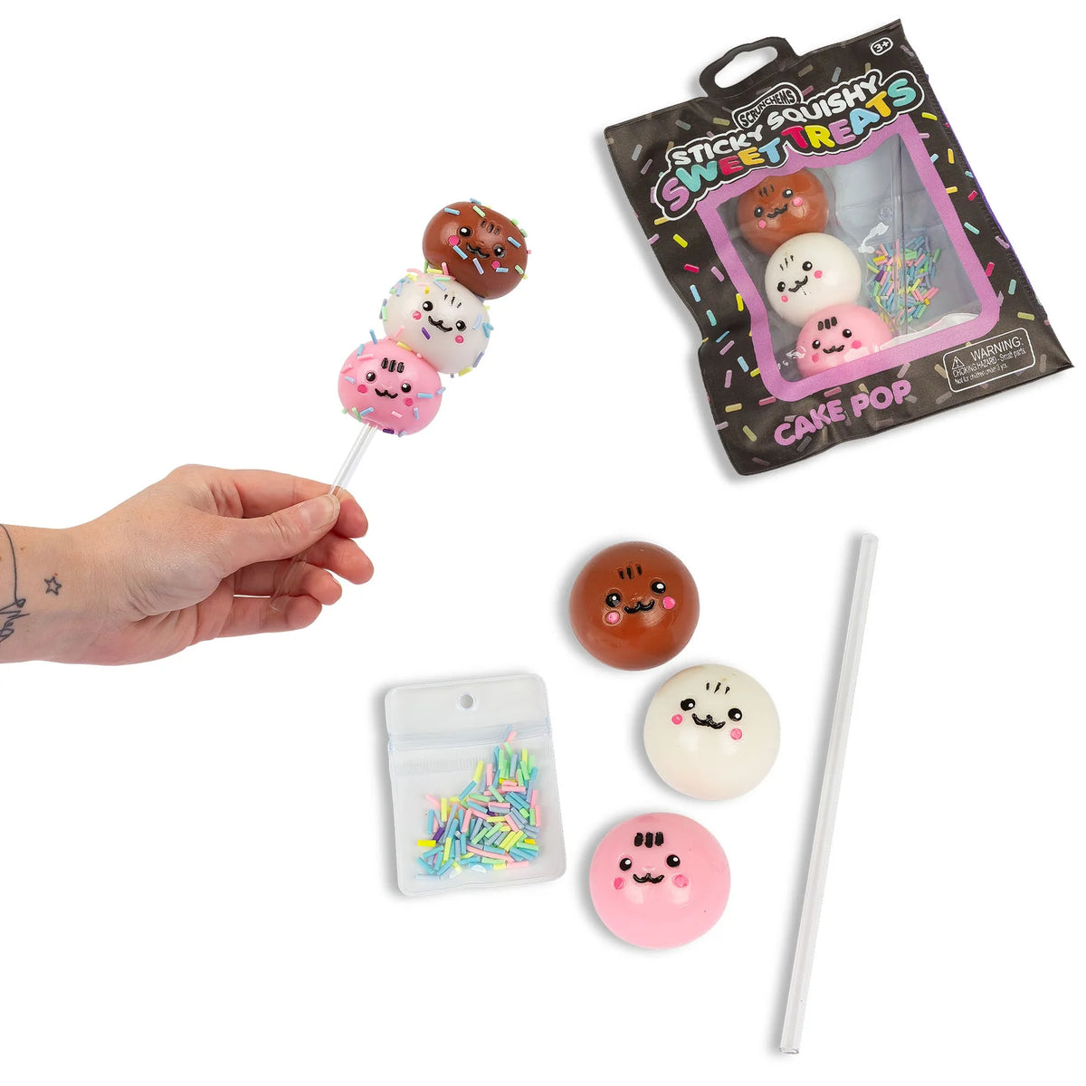 Scrunchems Sweet Treats Sticky Squishy Cake Pop