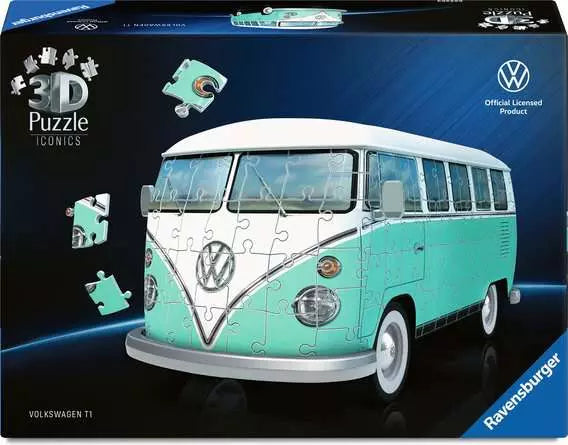 Ravensburger Volkswagen T1 Bulli 3D Puzzle, 163pc