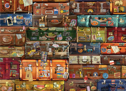 Cobble Hill Puzzles 1000 Pieces Luggage